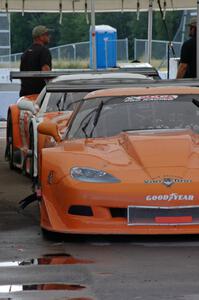 Doug Harrington's and Simon Gregg's Chevy Corvettes