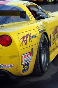 Tony Ave's Chevy Corvette after the race