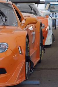 Doug Harrington's and Simon Gregg's Chevy Corvettes