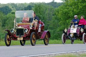 Ricki Bajari's 1910 Maxwell and Carlton Pate's 1903 Ford