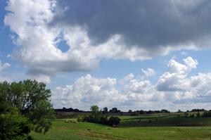 The countryside west of Buffalo