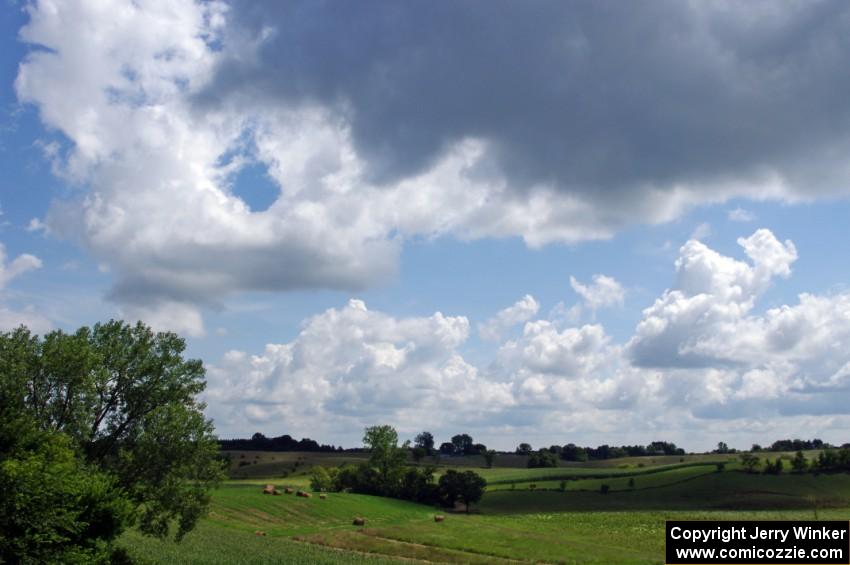 The countryside west of Buffalo