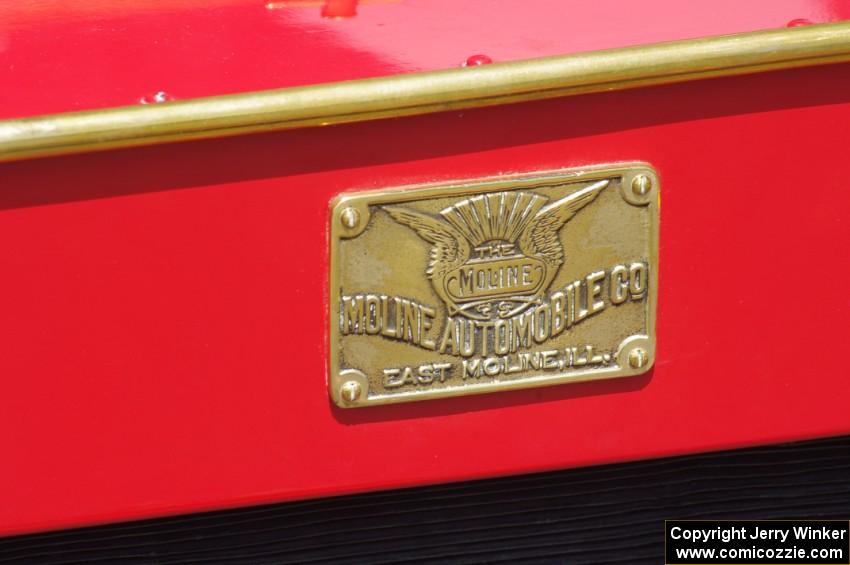 Front emblem on John Nikodym's 1906 Moline