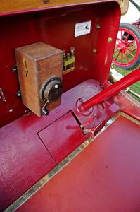 Footwell of a 100+ year old car