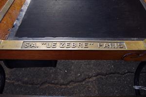 Webster Peterson's 1911 Le Zèbre detail