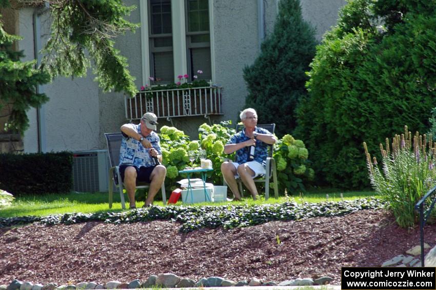 Spectators in Nordeast Minneapolis