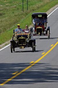 Wimpy Nelson's 1911 Maxwell and Peter Fausch's 1906 Ford