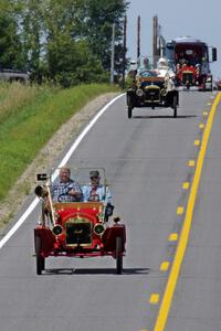 Tim Simonsma's 1911 Maxwell, and Dave Dunlavy's 1908 Ford