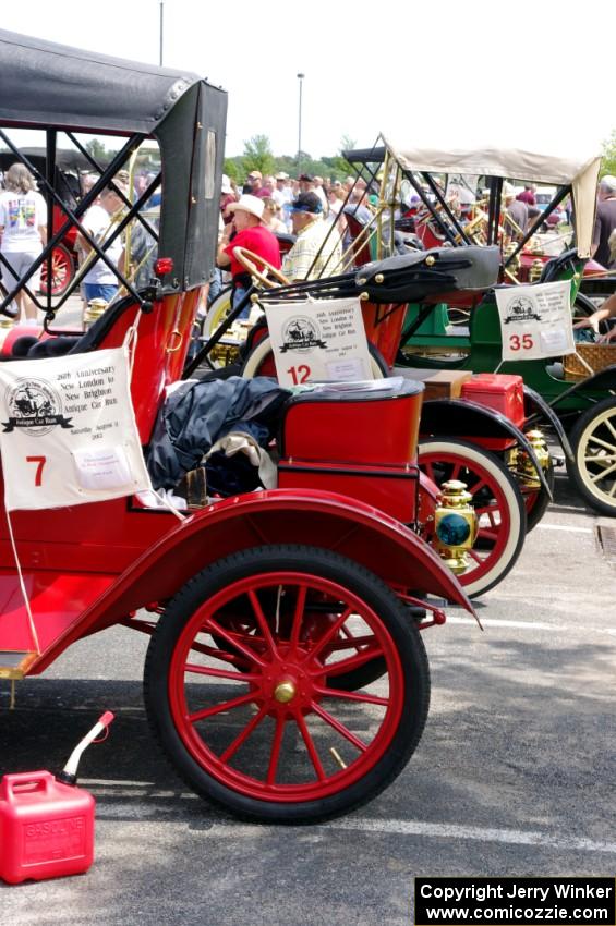 Floyd Jaehnert's 1908 Ford, Jim Laumeyer's 1910 Maxwell and