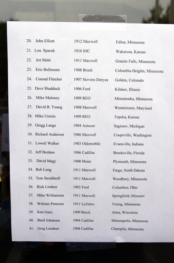 Entry List (pt. 2)