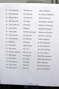 Entry List (pt. 3)