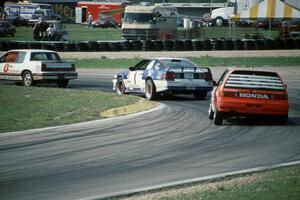 Paul Hacker / Karl Hacker / Buddy Norton / Peter Farrell Olds Quad 442, John Heinricy / Leighton Reese Chevy Camaro and ??? Hond