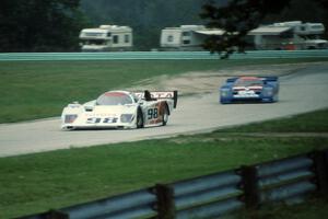 Rocky Moran's Eagle HF90/Toyota and Chip Robinson's Nissan NPT-90