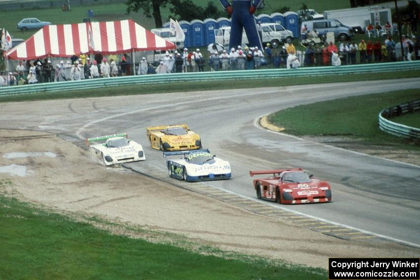 Camel Lights battle out of turn 5 on lap one