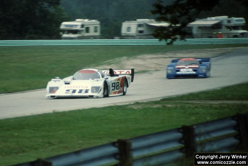 Rocky Moran's Eagle HF90/Toyota and Chip Robinson's Nissan NPT-90