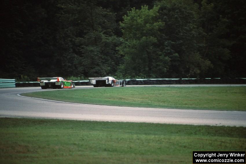 Rocky Moran's Eagle HF90/Toyota and Jay Cochran's Spice SE90P/Chevy