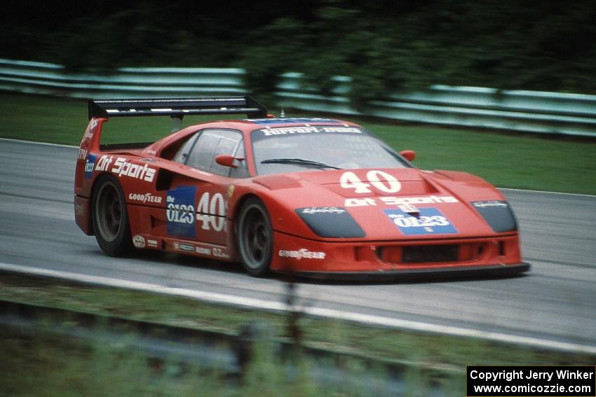 Jean-Pierre Jabouille's Ferrari F40-LM (GTO)