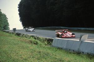 Scott Harrington's Shelby Can-Am leads David Tenney's Shelby Can-Am