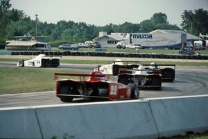 Jack Willes, Kirk Miller, Gary Tiller, Don Ketter and Bob Young all in Shelby Can-Ams