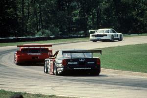 Steve Millen's Nissan 300ZX (GTS) leads Darin Brassfield's Olds Cutlass (GTS)