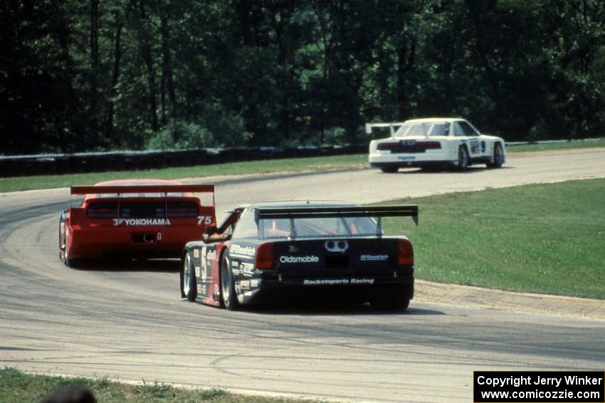 Steve Millen's Nissan 300ZX (GTS) leads Darin Brassfield's Olds Cutlass (GTS)