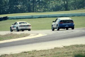 Peter Argetsinger's Toyota MR-2 Turbo and Dan Hillenbrand / Bill Artzberger Honda CRX Si