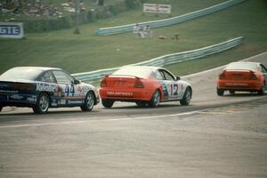 Bob Lape / Ken Parschauer and Peter Schwartzott / Randy Pobst Honda Prelude Sis and Dave Rosenblum / Robbie Buhl Saturn SC