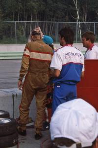 Todd Freeman after his stint in the #93 Honda CRX Si