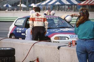 Scott Kronn / Bob Roth Honda Civic Si in the pits