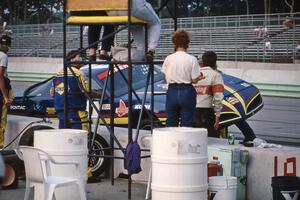 Larry Rehagen / Larry Schumacher Pontiac Firebird in the pits