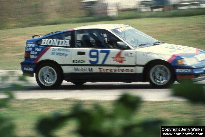 Dan Hillenbrand / Bill Artzberger Honda CRX Si