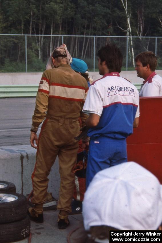 Todd Freeman after his stint in the #93 Honda CRX Si