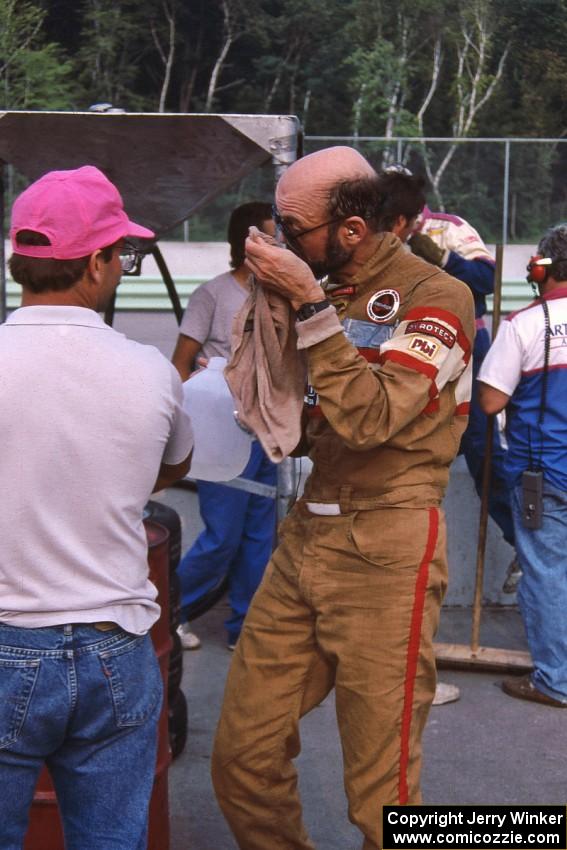 Todd Freeman after his stint in the #93 Honda CRX Si