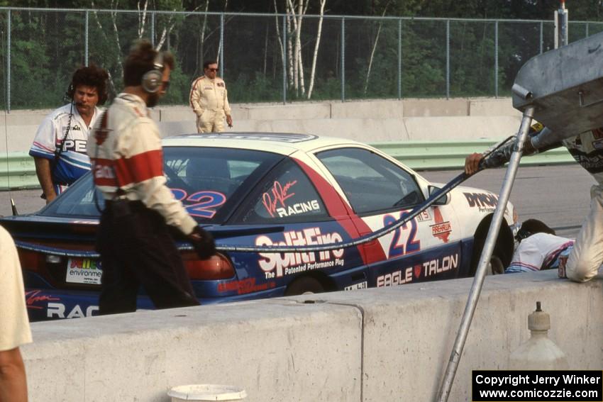 Dave Ahlheim / Terry Earwood Eagle Talon Turbo in the pits