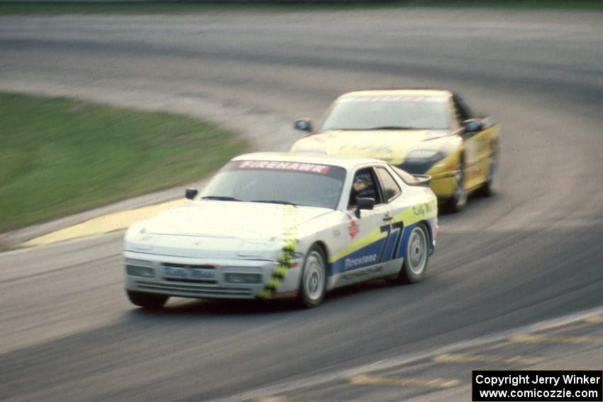 Rich Moskalik / Nick Ham Porsche 944 S2 and one of the Dodge Stealths