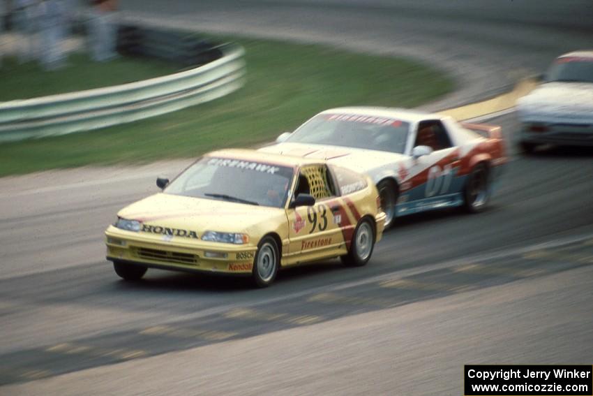 Todd Freeman / Jon Klapperick Honda CRX Si, George Robinson / Joe Varde Chevy Camaro and Greg Theiss / Joe Cogbill Porsche 944S2