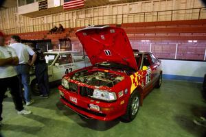 John Rek / Steve Rourke Audi S2 Quattro at parc expose inside Dee Stadium.