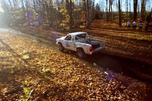 John Daubenmier / Stan Rosen Chevy S-10 near the flying finish of SS1, Beacon Hill.