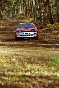 Miroslaw Babinski / Piotr Modrzejewski Toyota Celica All-Trac near the flying finish of SS1, Beacon Hill.