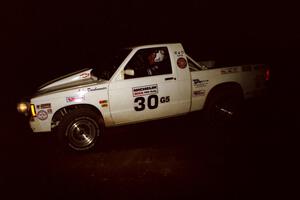 John Daubenmier / Stan Rosen Chevy S-10 at a 90-left on SS3, Far Point I.