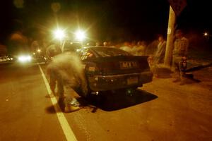 Steve Gingras / Bill Westrick Eagle Talon during the second service in Kenton.