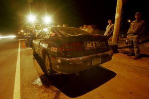 Steve Gingras / Bill Westrick Eagle Talon during the second service in Kenton.