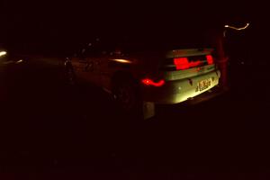 Chris Czyzio / Eric Carlson Mitsubishi Eclipse GSX prepares to leave the time control in Kenton.