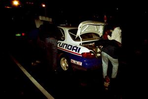 Noel Lawler / Charles Bradley Hyundai Elantra at the final Kenton service.