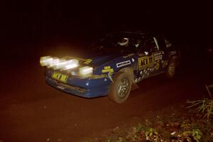 Steve Gingras / Bill Westrick Eagle Talon at speed on SS8, Bob Lake II.