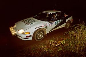 Bryan Pepp / Jerry Stang Eagle Talon at speed on SS8, Bob Lake II.