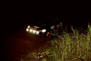 Evan Moen / Ron Moen Plymouth Neon at speed on SS8, Bob Lake II.