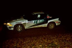 Bryan Pepp / Jerry Stang Eagle Talon comes into the flying finish of SS10, Fuller Lake.
