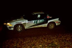 Bryan Pepp / Jerry Stang Eagle Talon comes into the flying finish of SS10, Fuller Lake.