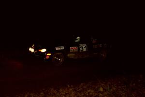 Evan Moen / Ron Moen Plymouth Neon comes into the flying finish of SS10, Fuller Lake.